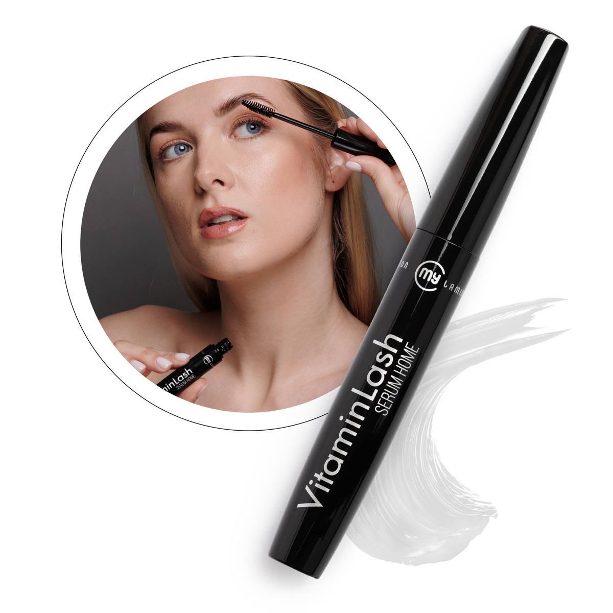 まつ毛美容液:Vitamin Lash Serum Home (Brown) 10 ml